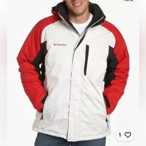 Columbia Double Whammy Jacket Waterproof Resistant Size XXL Ski Lightweight